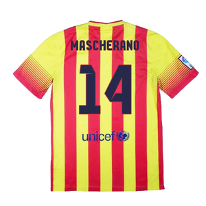 Barcelona 2013-14 Away Shirt (XL) (Mint) (Mascherano 14)_1