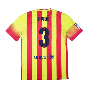 Barcelona 2013-14 Away Shirt (XL) (Mint) (Pique 3)_1