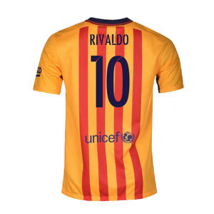 Barcelona 2015-16 Away Shirt (MB) (Mint) (Rivaldo 10)_1