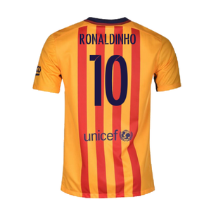 Barcelona 2015-16 Away Shirt (MB) (Mint) (Ronaldinho 10)_1