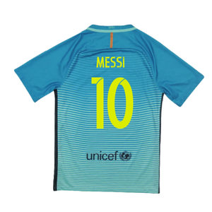 Barcelona 2016-17 Third Shirt (XLB) Messi #10 (Mint) (Messi 10)_1