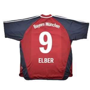 Bayern Munich 2001-02 Home Shirt (S) (Very Good) (Elber 9)_1