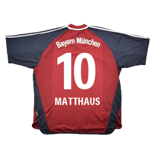 Bayern Munich 2001-02 Home Shirt (S) (Very Good) (Matthaus 10)_1