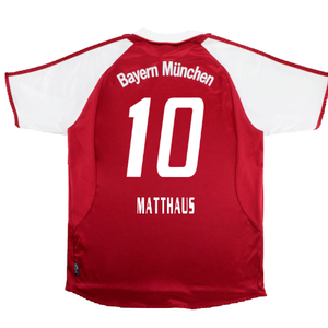 Bayern Munich 2003-04 Home Shirt (XL) (Very Good) (Matthaus 10)_1