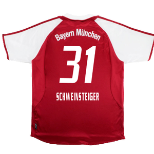 Bayern Munich 2003-04 Home Shirt (XXL) Makaay #10 (Very Good) (Schweinsteiger 31)_1