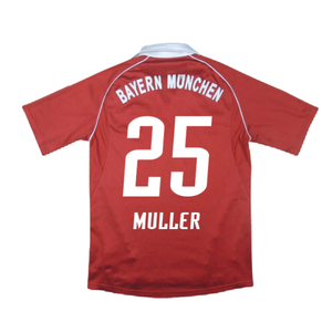 Bayern Munich 2005-06 Home Shirt (Good) (Muller 25)_1