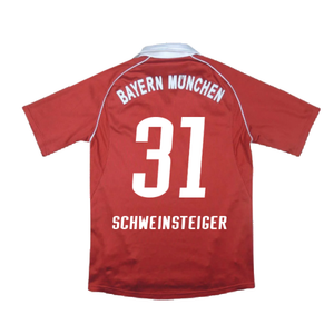 Bayern Munich 2005-06 Home Shirt (Excellent) (Schweinsteiger 31)_1