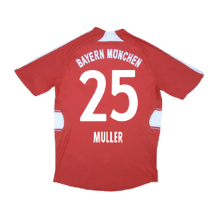 Bayern Munich 2007-09 Home Shirt (M) (Excellent) (Muller 25)_1