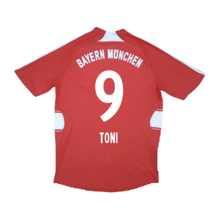 Bayern Munich 2007-08 Home Shirt (M) (Very Good) (Toni 9)_1