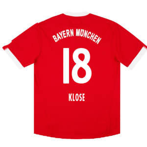 Bayern Munich 2009-10 Home Shirt (L) (Excellent) (Klose 18)_1