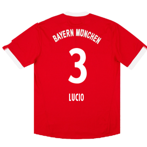 Bayern Munich 2009-10 Home Shirt (M) (Very Good) (Lucio 3)_1