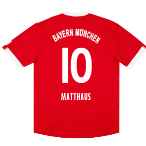 Bayern Munich 2009-10 Home Shirt (L) (Excellent) (Matthaus 10)_1