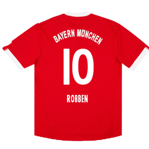 Bayern Munich 2009-10 Home Shirt (Very Good) (Robben 10)_1