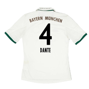 Bayern Munich 2013-14 Away Shirt (XXL) (Good) (Dante 4)_1