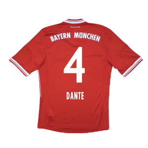 Bayern Munich 2013-14 Home Shirt (Excellent) (Dante 4)_1