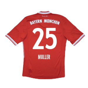 Bayern Munich 2013-14 Home Shirt (Excellent) (Muller 25)_1