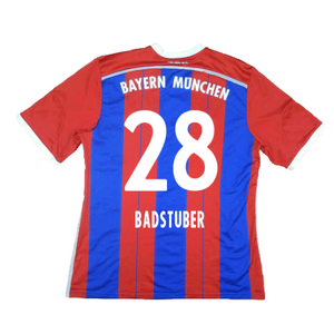 Bayern Munich 2014-15 Home Shirt (S) (Excellent) (Badstuber 28)_1