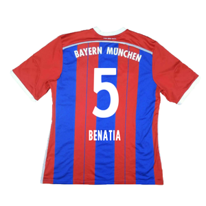 Bayern Munich 2014-15 Home Shirt (S) (Excellent) (Benatia 5)_1