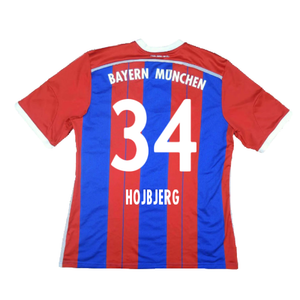 Bayern Munich 2014-15 Home Shirt (S) (Excellent) (Hojbjerg 34)_1