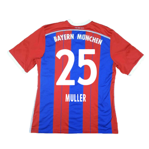 Bayern Munich 2014-15 Home Shirt (S) (Excellent) (Muller 25)_1