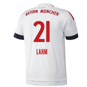 Bayern Munich 2015-16 Away Shirt (2XL) (Good) (Lahm 21)_1