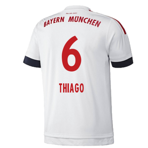 Bayern Munich 2015-16 Away Shirt (2XL) (Good) (Thiago 6)_1