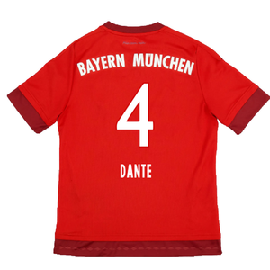 Bayern Munich 2015-16 Home Shirt (S) (Good) (Dante 4)_1