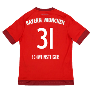 Bayern Munich 2015-16 Home Shirt (S) (Good) (Schweinsteiger 31)_1