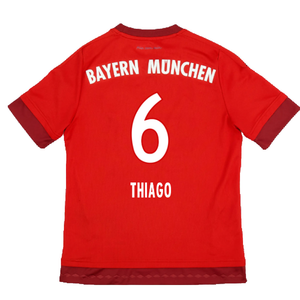 Bayern Munich 2015-16 Home Shirt (S) (Good) (Thiago 6)_1