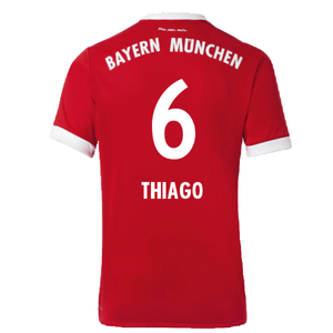 Bayern Munich 2017-18 Home Shirt (Excellent) (Thiago 6)_1