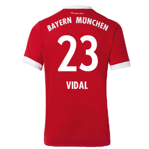 Bayern Munich 2017-18 Home Shirt (Excellent) (Vidal 23)_1