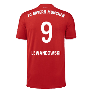 Bayern Munich 2020-21 Home Shirt (L) (Mint) (LEWANDOWSKI 9)_1