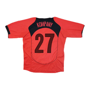 Belgium 2004-05 Home Shirt (L) (Excellent) (Kompany 27)_1