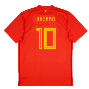 Belgium 2018-19 Home Shirt (XL) (Good) (Hazard 10)_1