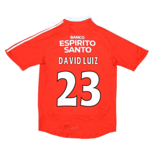 Benfica 2007-2008 Home Shirt (L) (Excellent) (David Luiz 23)_1