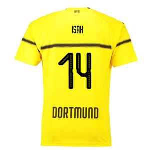 Borussia Dortmund 2018-19 European/Cup Home Shirt (L) (Very Good) (Isak 14)_1