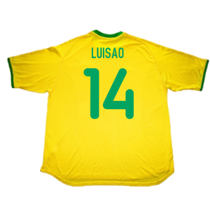 Brazil 2000-02 home (XL) (Excellent) (Luisao 14)_1