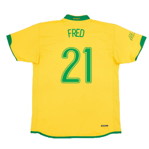 Brazil 2006-08 Home Shirt (L) (Excellent) (Fred 21)_1