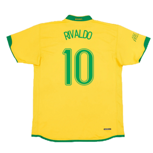 Brazil 2006-2008 Home Shirt (XXL) (Good) (RIVALDO 10)_1