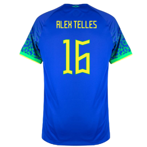 Brazil 2022-23 Away Shirt (XSB) (Mint) (Alex Telles 16)_1