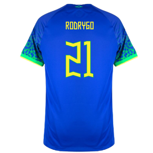 Brazil 2022-23 Away Shirt (XSB) (Mint) (Rodrygo 21)_1