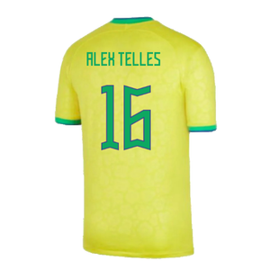 Brazil 2022-23 Home Shirt (Baby) (3-6 months) (Excellent) (Alex Telles 16)_1