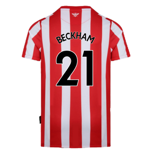 Brentford 2021-23 Home Shirt (M) (Excellent) (Beckham 21)_1