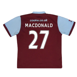 Burnley 2009-10 Home Shirt (XL) (Excellent) (MacDonald 27)_1