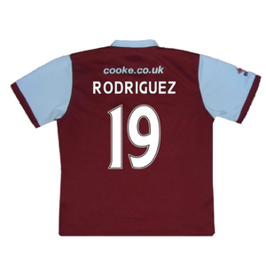 Burnley 2009-10 Home Shirt (XL) (Excellent) (Rodriguez 19)_1