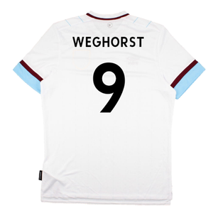 Burnley 2021-22 Away Shirt (Sponsorless) (S) (Excellent) (WEGHORST 9)_1