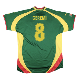 Cameroon 2000-02 Home Shirt (XL) (Very Good) (Geremi 8)_1