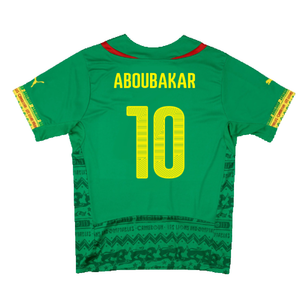 Cameroon 2014-15 Home Shirt (Mint) (Aboubakar 10)_1