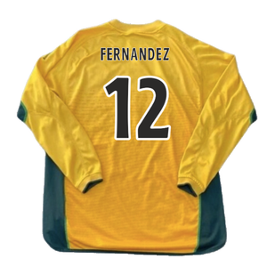 Celtic 2002-2003 Long Sleeve Away Shirt (Excellent) (Fernandez 12)_1