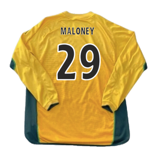 Celtic 2002-2003 Long Sleeve Away Shirt (Excellent) (Maloney 29)_1